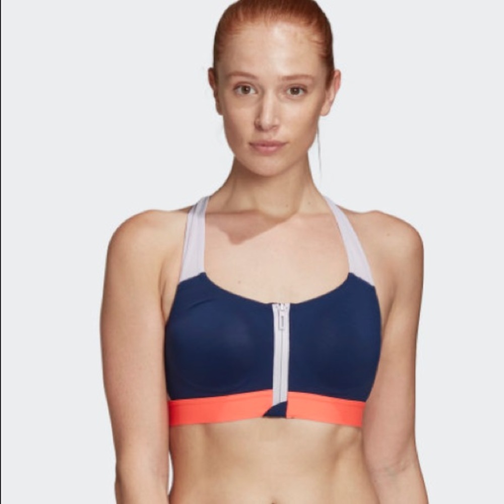 NWT Adidas Swim Top “STRONGER FOR IT”